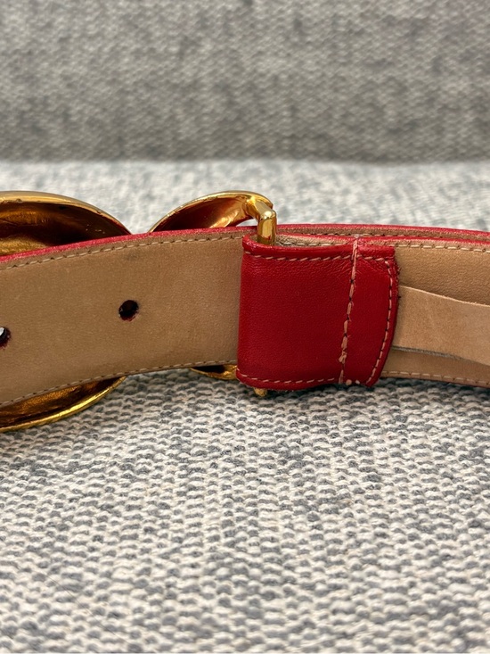 Robert Lee Morris Genuine Leather Belt with Gold Knot Buckle - Women Accessories main image 5